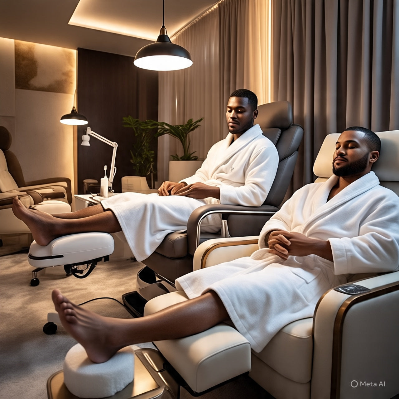 Men Manicure and Pedicure